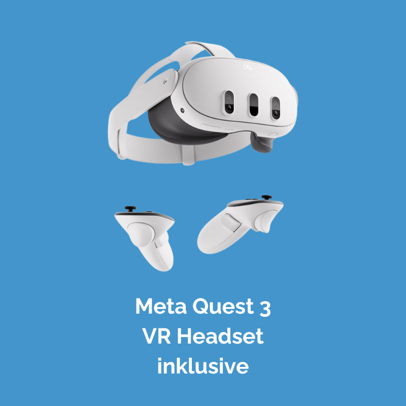 Meta Quest 3 VR Headset inklusive